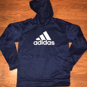 Adidas Blue Hoodie size medium.